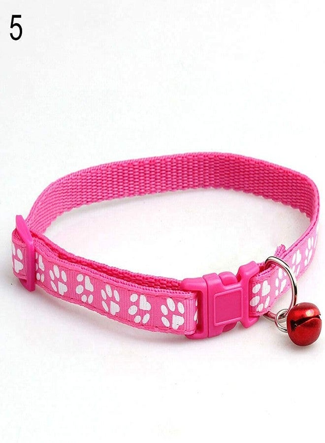 Pups&Pets Nylon 10Mm Rainbow Color Collar For Dogs, Puppies, Cat, Kittens, Rabbits Small Breed Size Animals (Pack Of 1) - Multicolor - Image 4